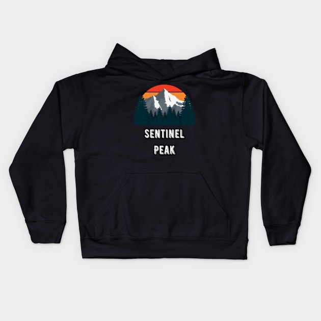 Sentinel Peak Kids Hoodie by Canada Cities